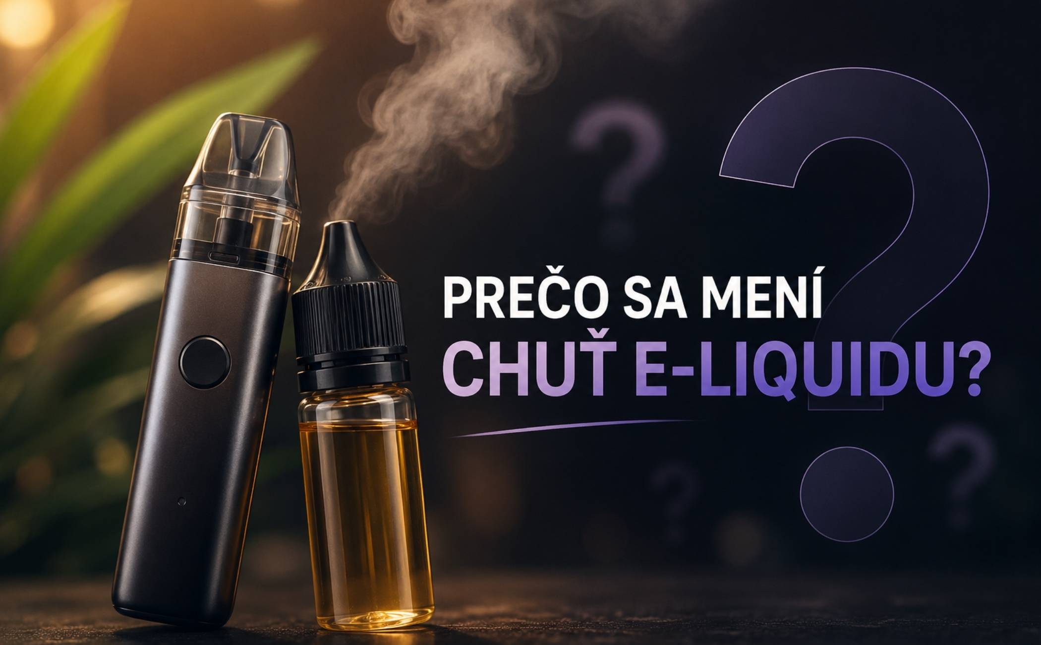 Prečo mi už nechutí mô eliquid?
