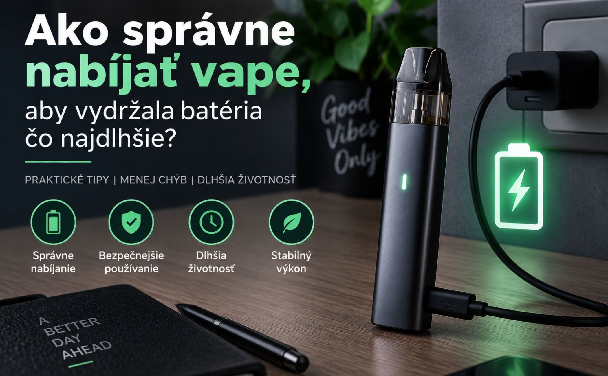 Ako správne nabíjať vape