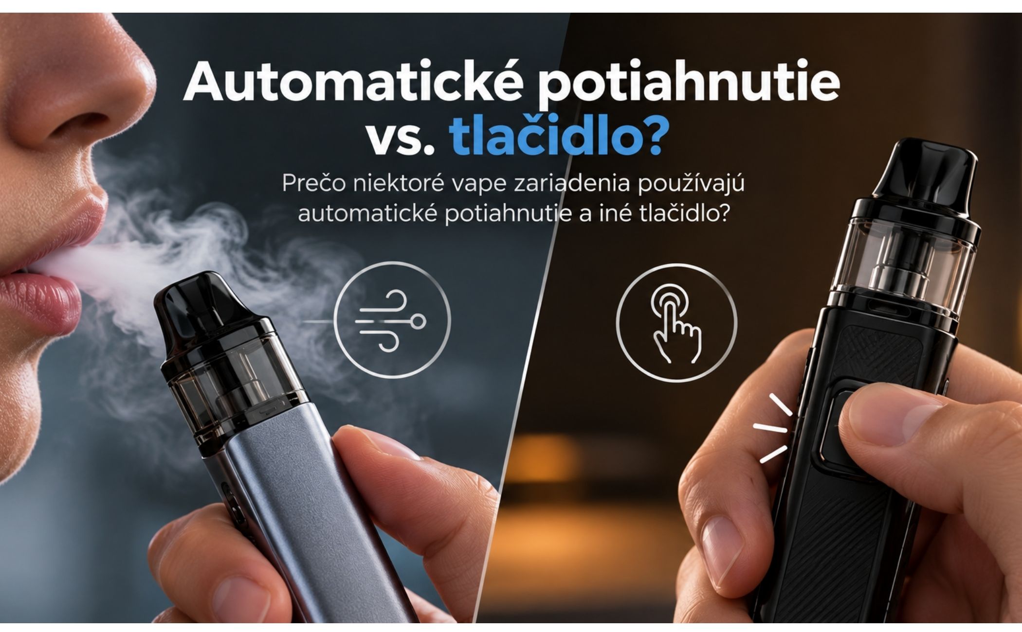 automaticke potiahnutie vs tlačidlo
